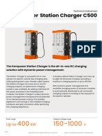 Kempower Station Charger C500 Datasheet Rev.2.50 06-2023 en