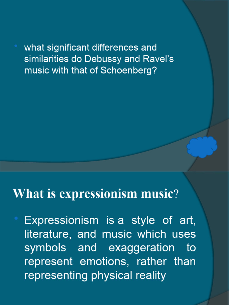 Expressionism MUsic PDF Expressionism Performing Arts
