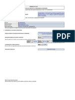 Formatos, Fichas y Evaluación Económica - Ptar C.P. La Granja