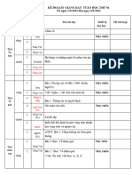 KẾ HOẠCH GIẢNG DẠY tuần 1-5 (2023-2024)