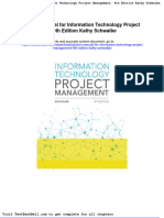 Solution Manual For Information Technology Project Management 9th Edition Kathy Schwalbe