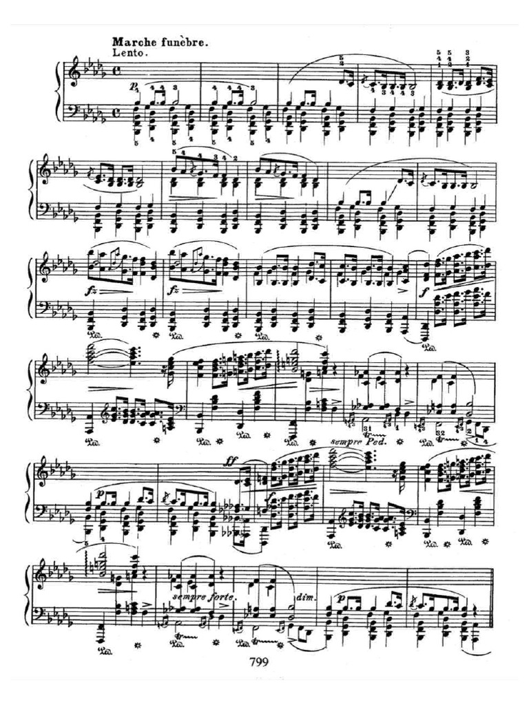 Chopin Funeral March PDF