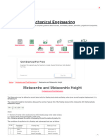 Metacentre and Metacentric Height - Mechanical Engineering