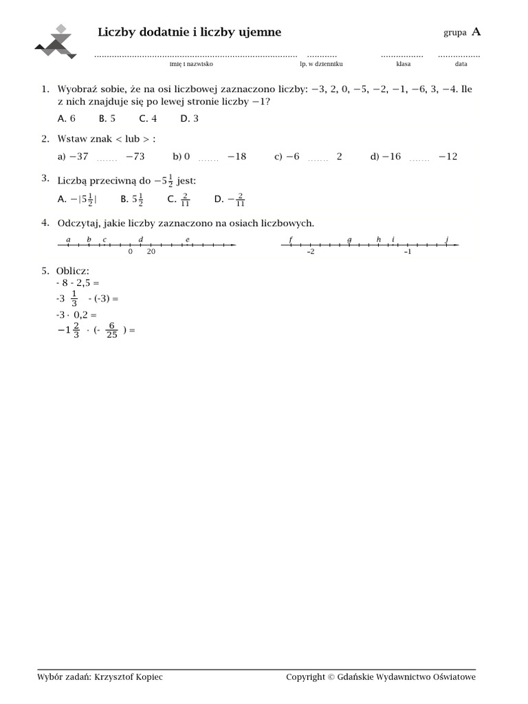 liczby-dodatnie-i-ujemne-klasa-7-zadania-matematyczne-klasa
