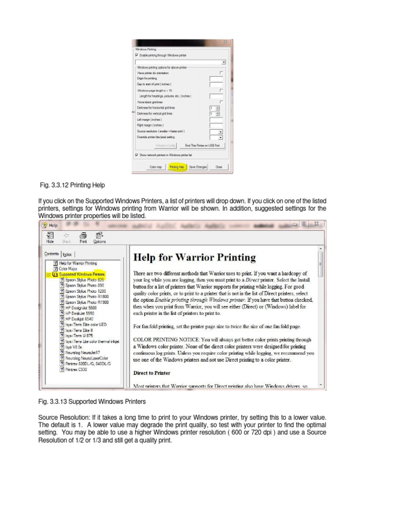 Warrior Software Printer Setup Guide | PDF | Keyboard Shortcut ...