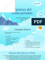 Factores Del Clima Peruano