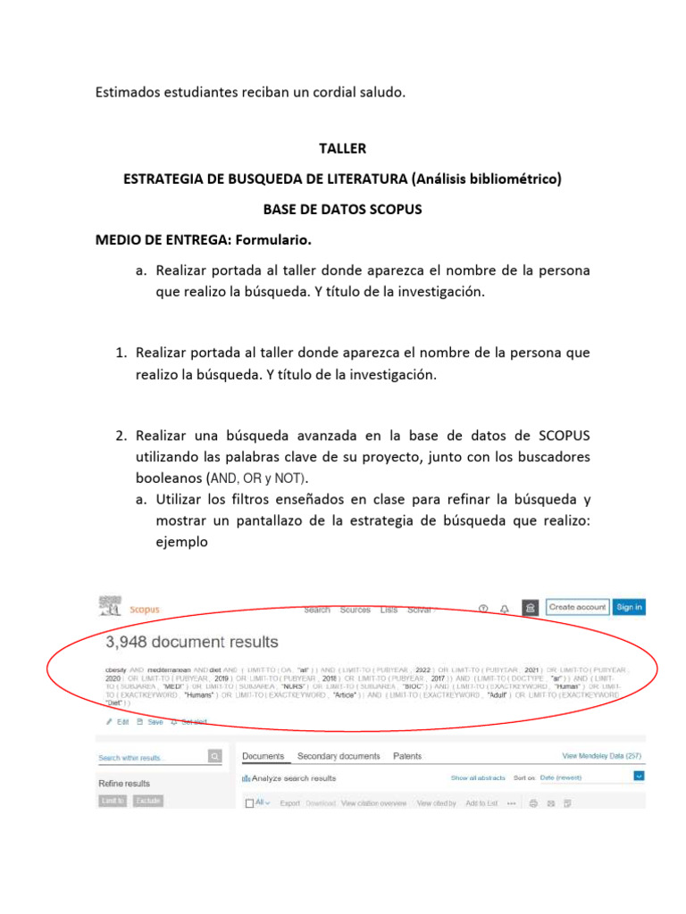 Taller Analisis Bibliometrico Scopus Pdf