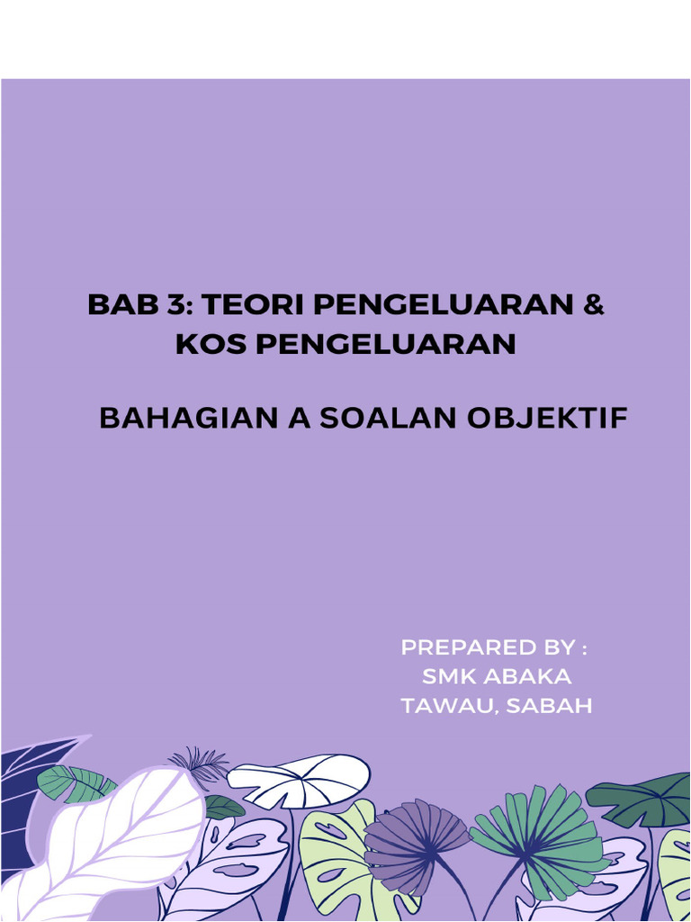 Bahagian A Bab 3 Sem 1 Pdf