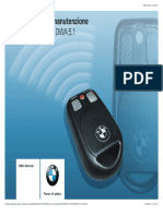 Manuale Antifurto Dwa BMW