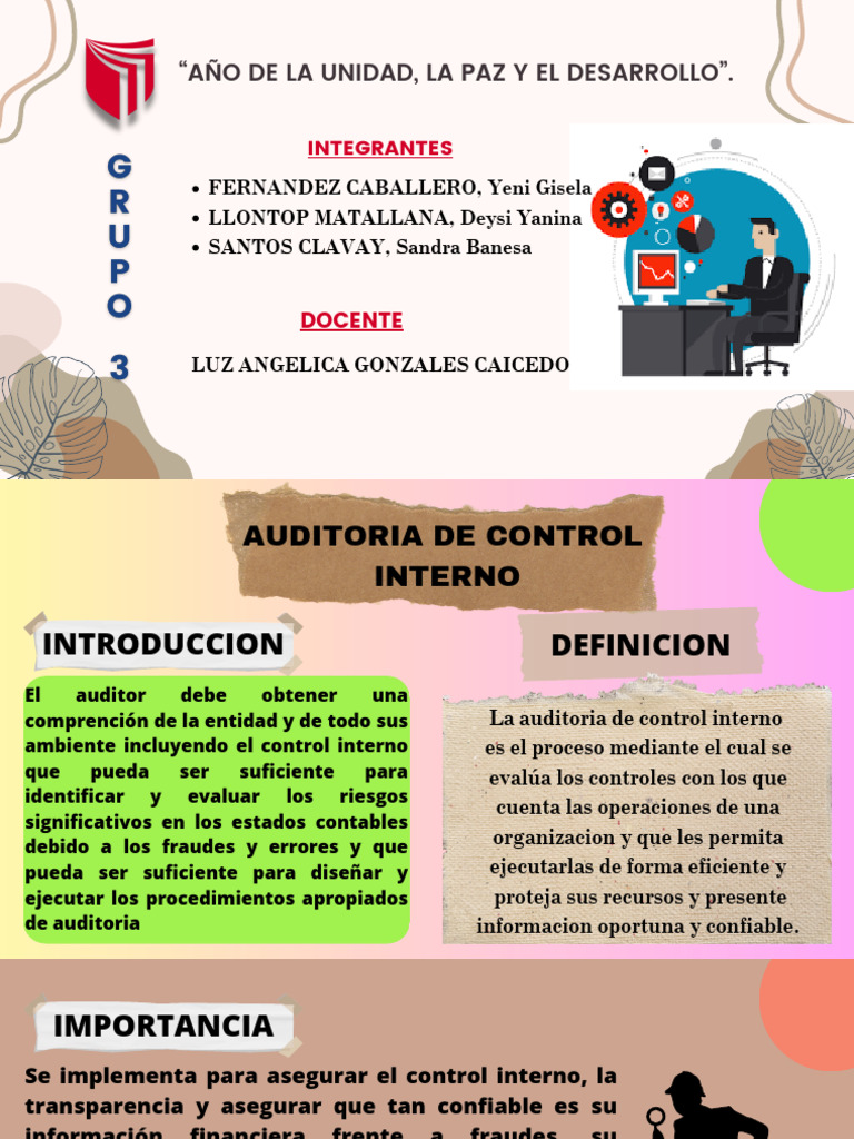 Auditoria de Control Interno - Grupo 3 | Descargar gratis PDF ...