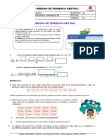 5° Matematicas Taller MTC (Medidas de Tendencia Central)