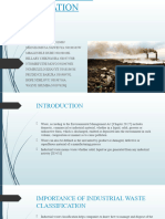 Industrial Waste Classification