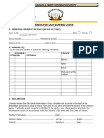Nominees For Last Expense Cover Form