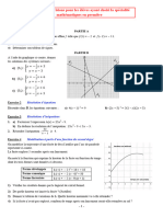 2nde Vers 1ère - Exercices de Révision en Mathématiques Pour Passer en Première