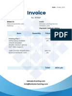 Invoice No. 85l9ijp