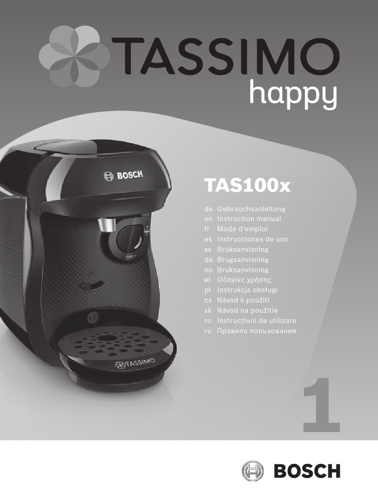 Happy TASSIMO ExtendedManual | PDF