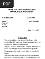 Finger Vein Authentication