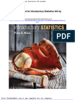 Solution Manual For Introductory Statistics 9th by Mann
