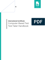 Pearson International Certificate Test Taker Handbook