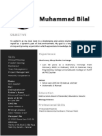 Muhammad Bilal CV