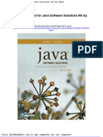 Solution Manual For Java Software Solutions 9th by Lewis