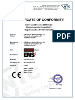 NTC2009737EV00 UPS SRV20KUXI-IN EN IEC62040-2 C3 CE-EMC Cert