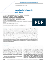 Enhancement of Power Quality in Domestic