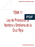 Tema 11 EXP. Ley de Protección Al Nombre y Emblema de La Cruz Roja