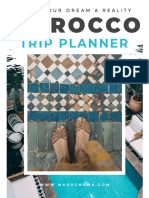 Morocco Trip Planning Workbook