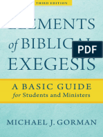 Michael J. Gorman Elementos de Exegesis Biblica