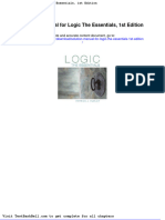Solution Manual For Logic The Essentials 1st Edition