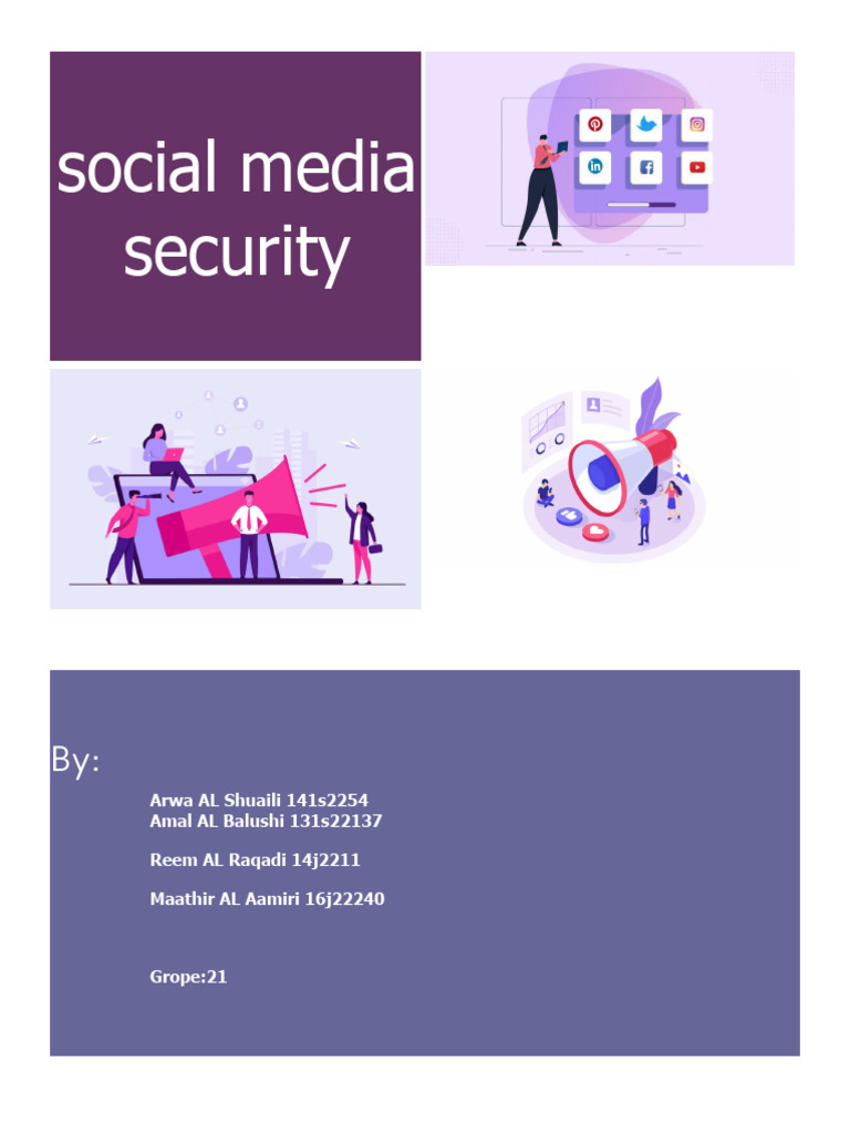 Social Media Security: Protect Your Privacy | PDF | Security | Computer ...