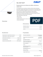 SKF NU 307 ECP Specification