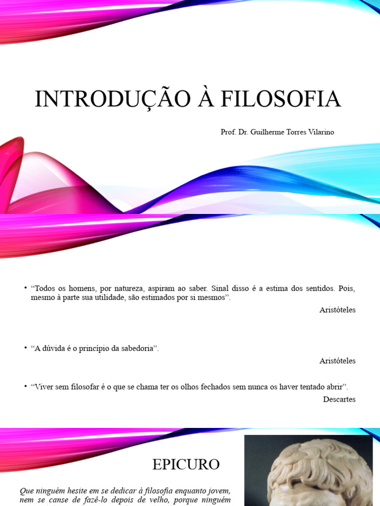 Introdução À Filosofia | PDF