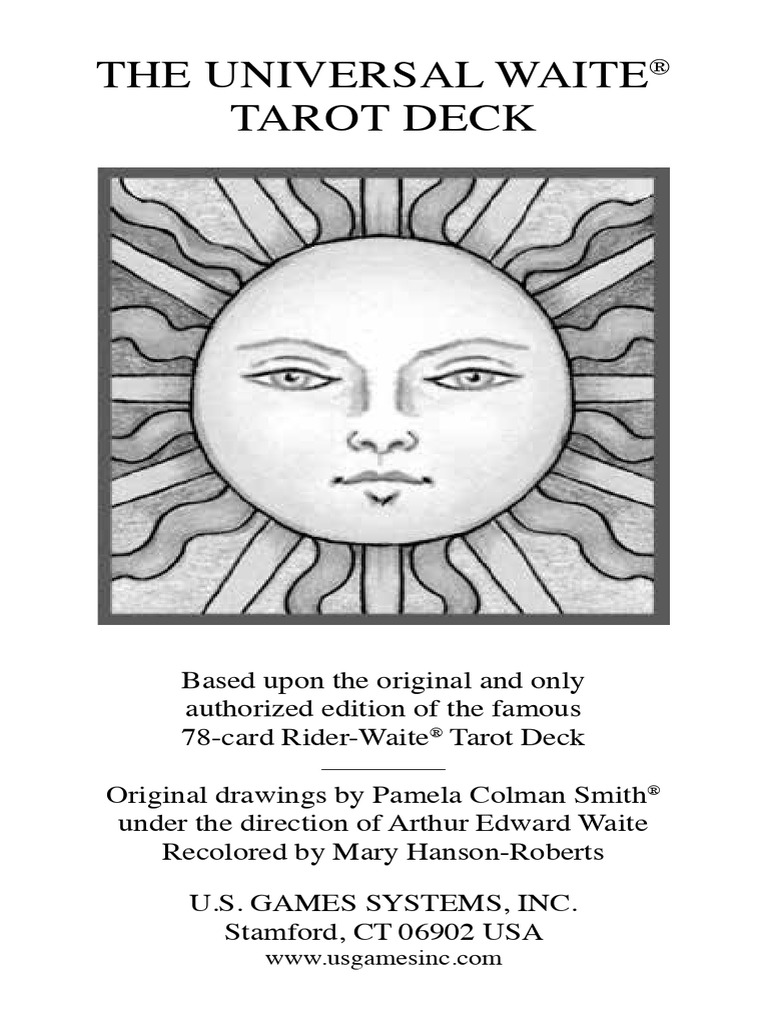 Universal Rider Waite Booklet | PDF | Playing Cards | Major Arcana