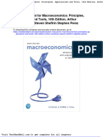Solution Manual For Macroeconomics Principles Applications and Tools 10th Edition Arthur Osullivan Steven Sheffrin Stephen Perez