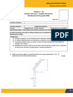 Trabajo 2 - T2 Nombre Del Curso - Análisis Estructural Estudiantes de Pre-Grado (WA)