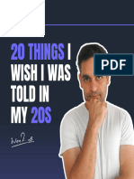 20 Things I Wish I Knew in My 20s