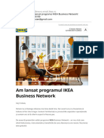 Hej Cristian, Am Lansat Programul IKEA Business Network!