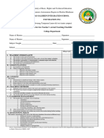 Evaluation Sheet 021553