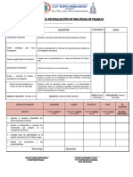 Rúbrica de Evaluación de Una Ficha de Trabajo: Apellidos y Nombres