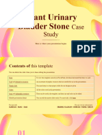 Giant Urinary Bladder Stone Case Study by Slidesgo