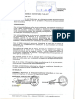 Rcu 486 2017 Aprobacion de Reglamento de Responsabilidad Social Universitaria