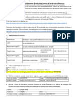 Formulario Solicitação Contratos Novos - Word - 2