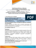 Guía de Actividades y Rúbrica de Evaluación - Fase 5 - Actividad Final. Integración de Colombia en Los Mercados Globales