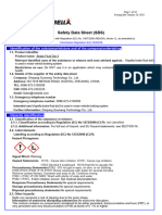 Brake Fluid Dot 3 SDS