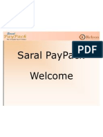 Welcome Saral Paypack Welcome