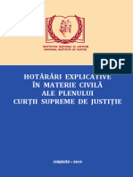 Hotarari Explicative in Materie Civila