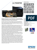 Epson Stylus Photo PX830FWD Datasheet