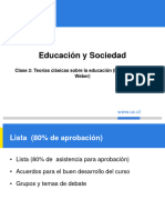 Clase 2. Emile Durkheim